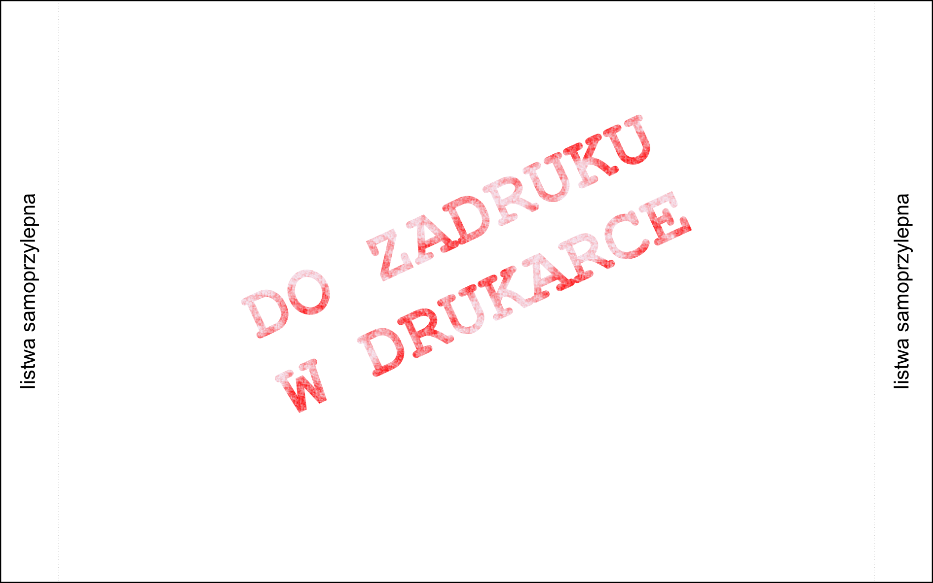 Zwrotka do drukarki czysta